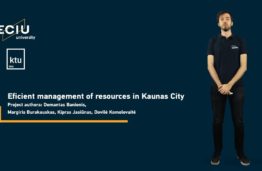 Efficient resource management in Kaunas city